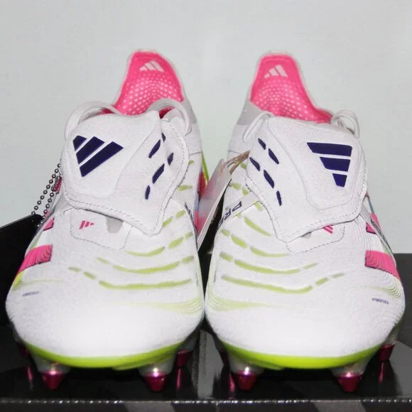 Adidas Predator Elite Fold-Over FT SG Soccer Cleats Men 10 11.5 White Pink